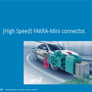 FAKRA连接器较为简单的触探：解决方案为HAS-807